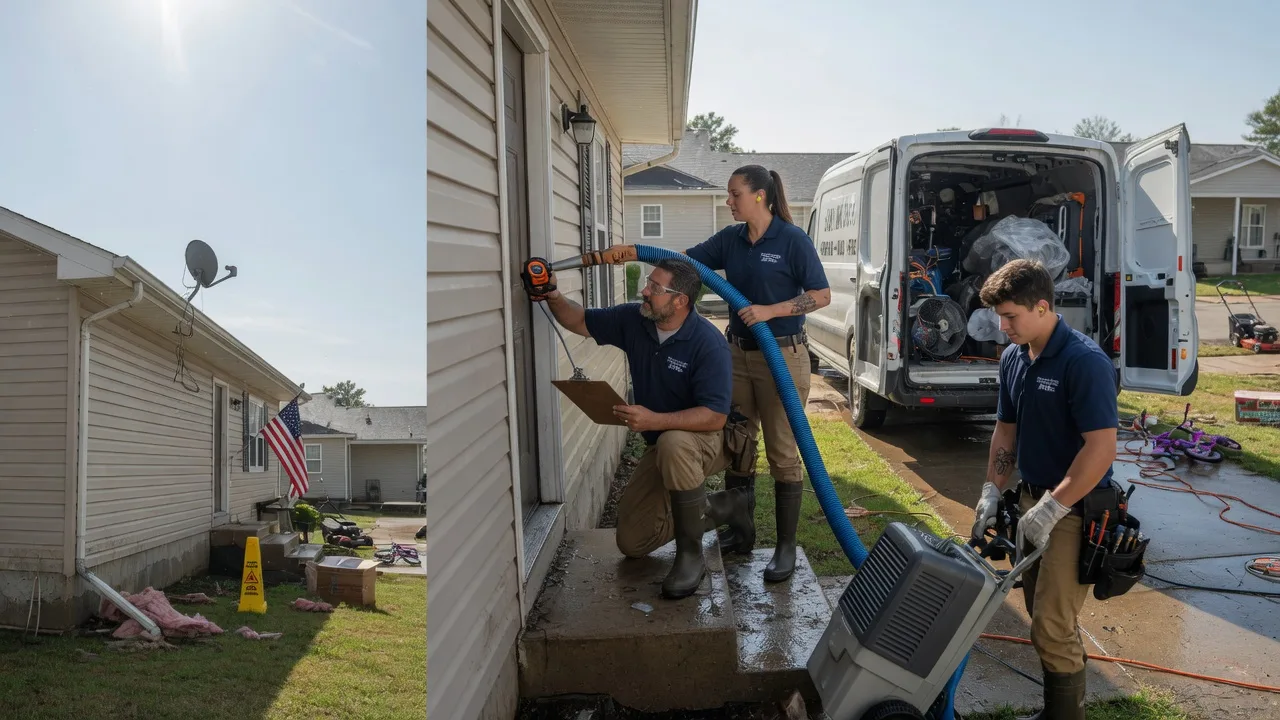 Ceiling Water Damage Restoration in Luther, OK near me